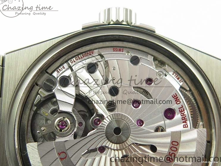 0323 SunProtective Constellation 38mm SS VSF 1:1 Best Edition Blue Textured Dial on SS Bracelet A8500 Super Clone 7917